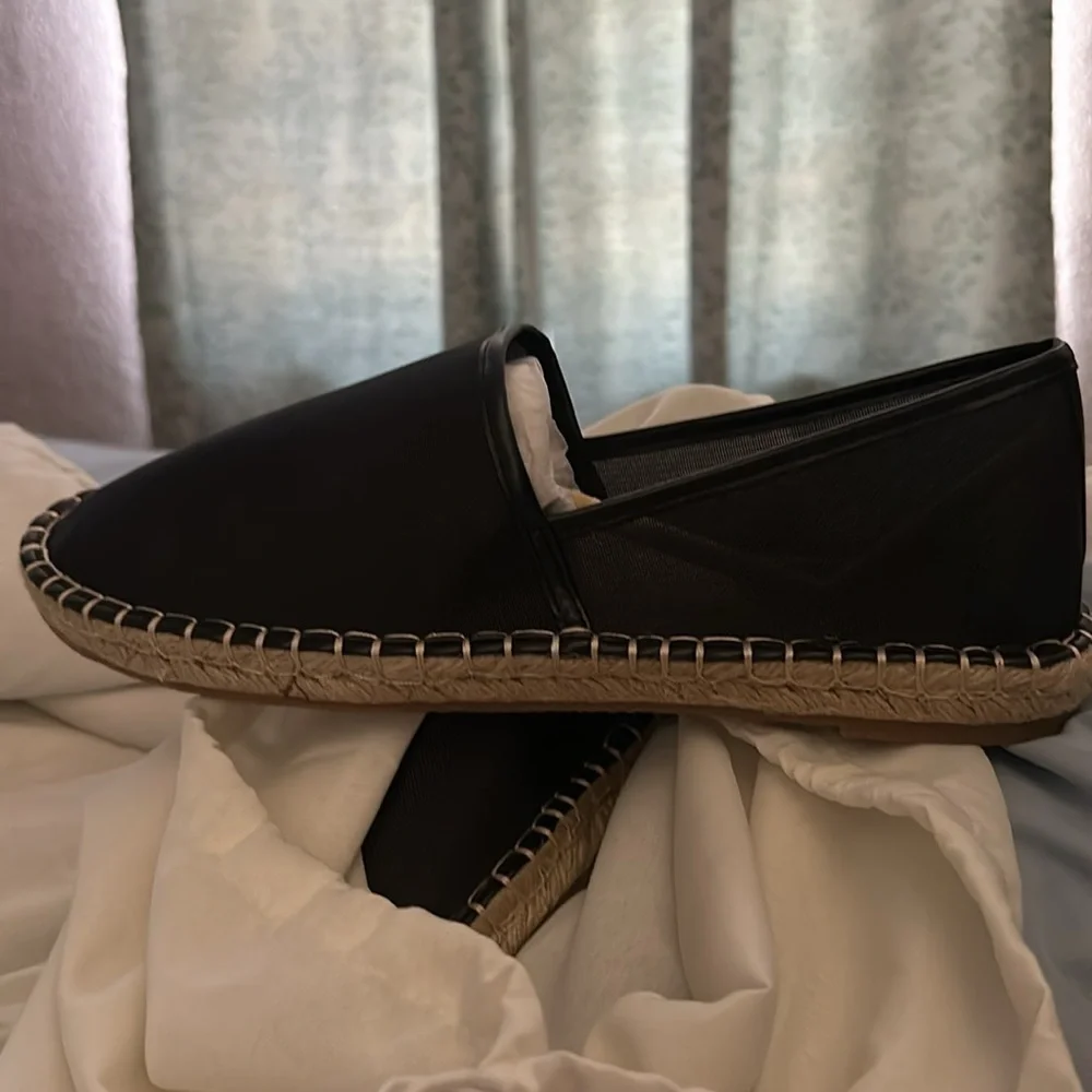 ZARA Mesh Espadrilles Jute Soles 3518/310